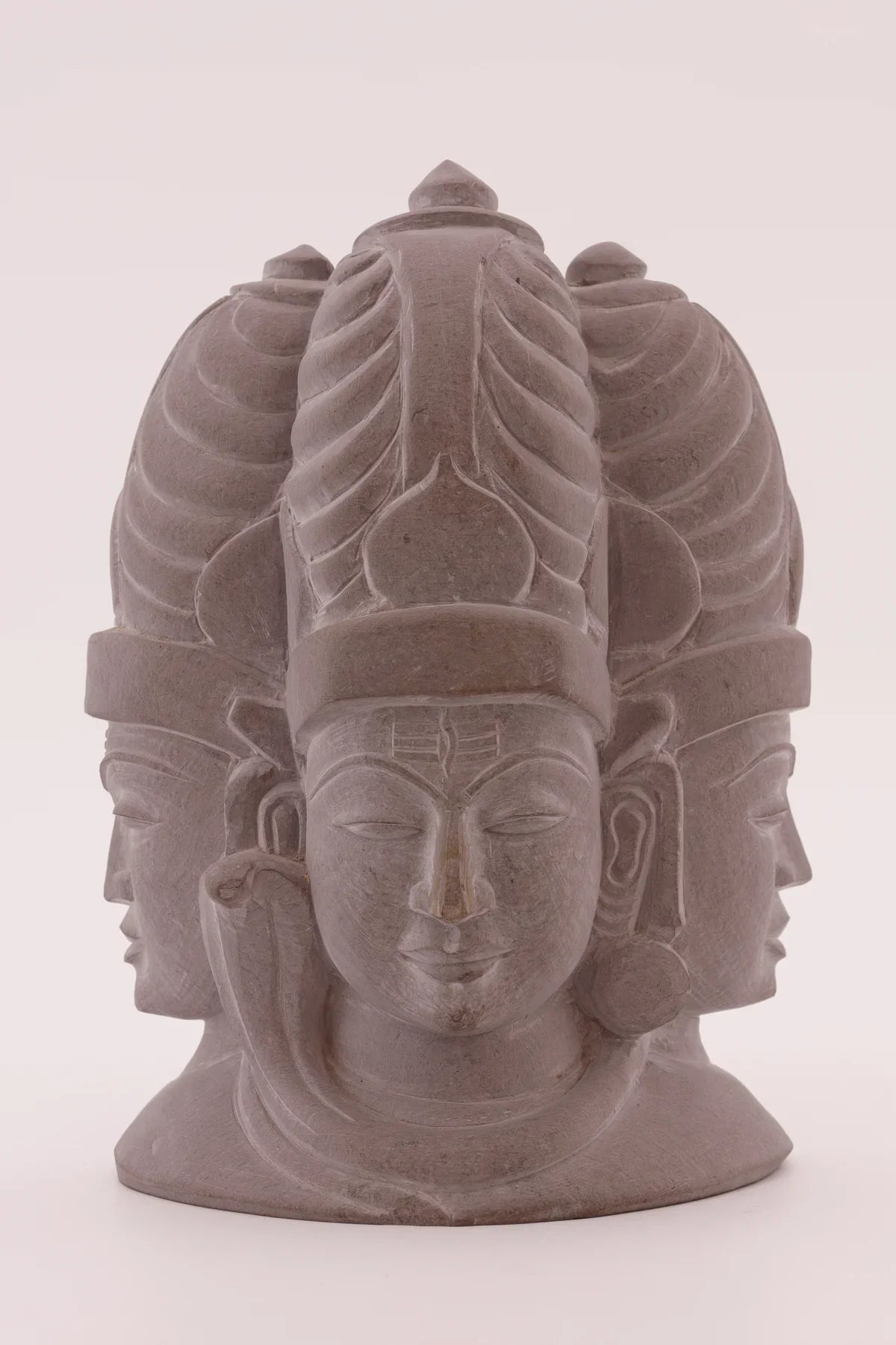 Stone shiva trinity statue 