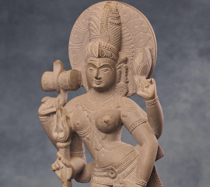 stone shiva parvati