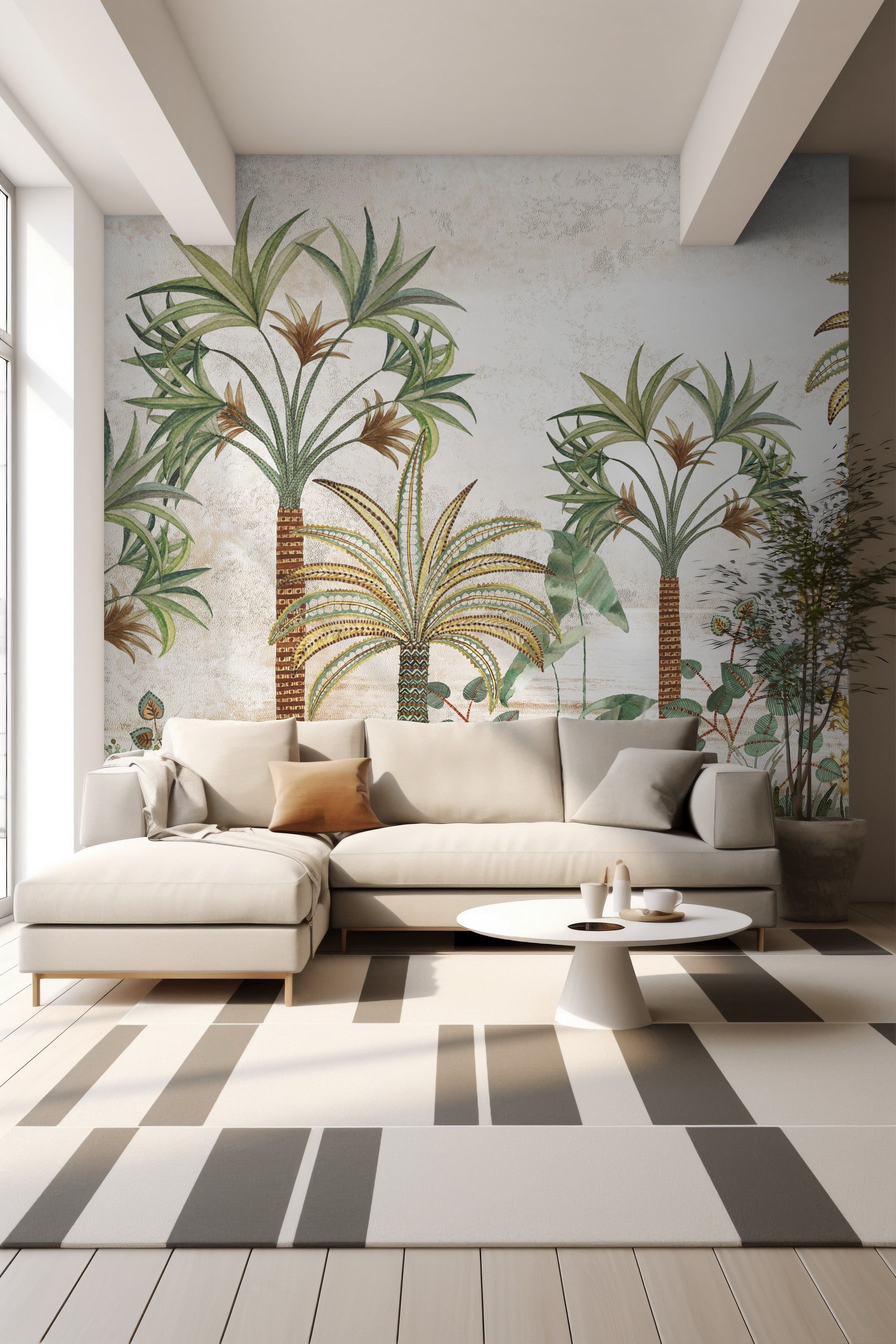 Serene Palms: "Taala Van" Wallpaper