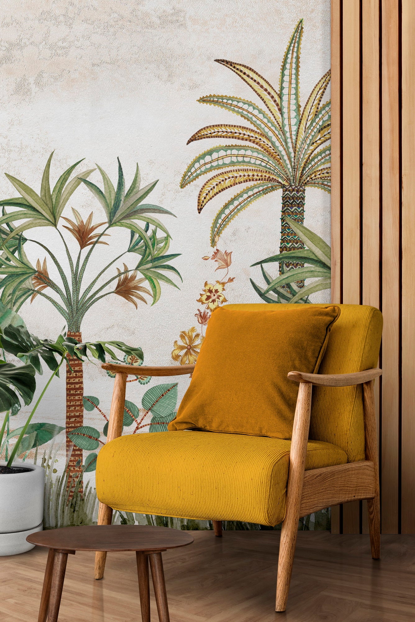 Serene Palms: "Taala Van" Wallpaper