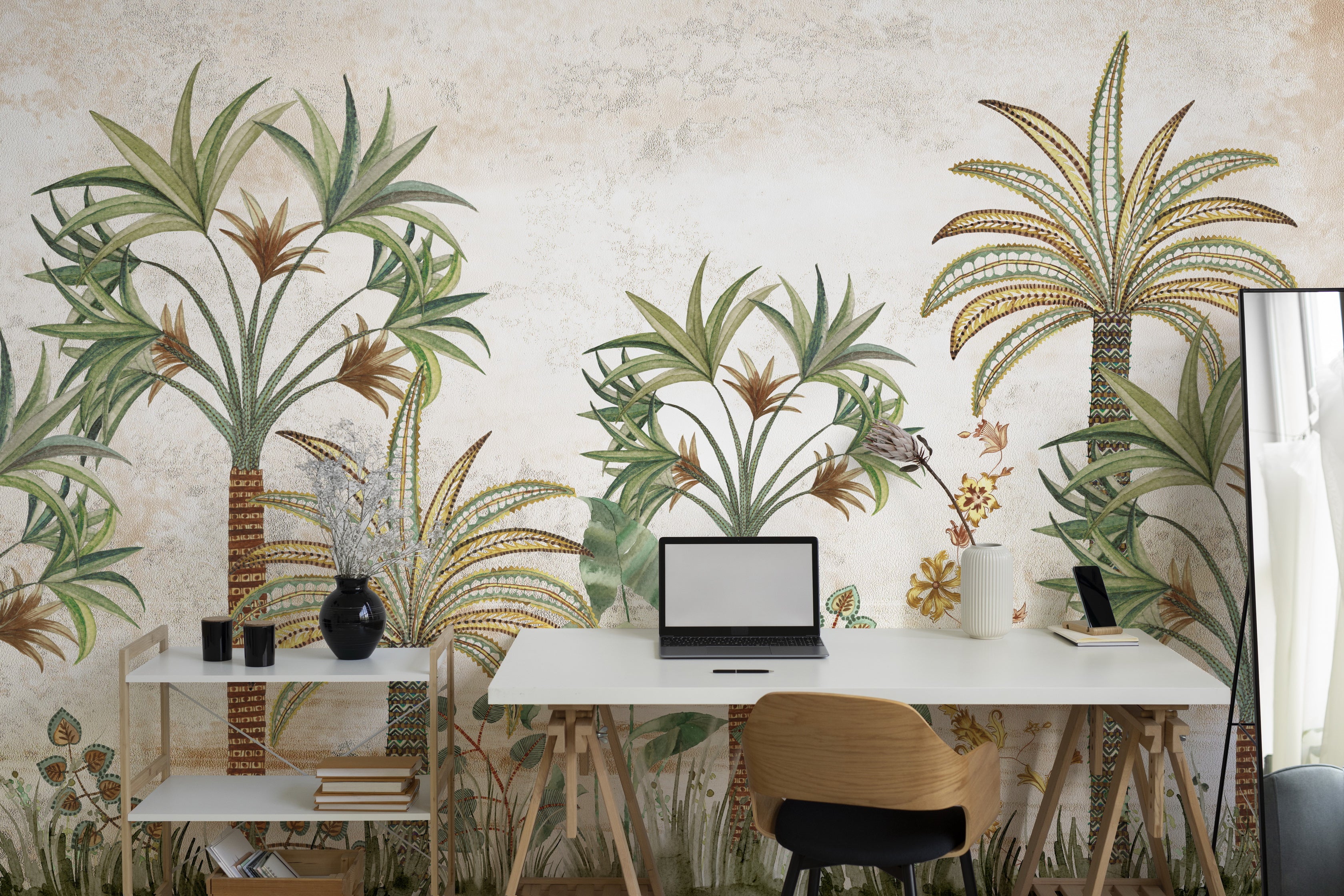 Serene Palms: "Taala Van" Wallpaper