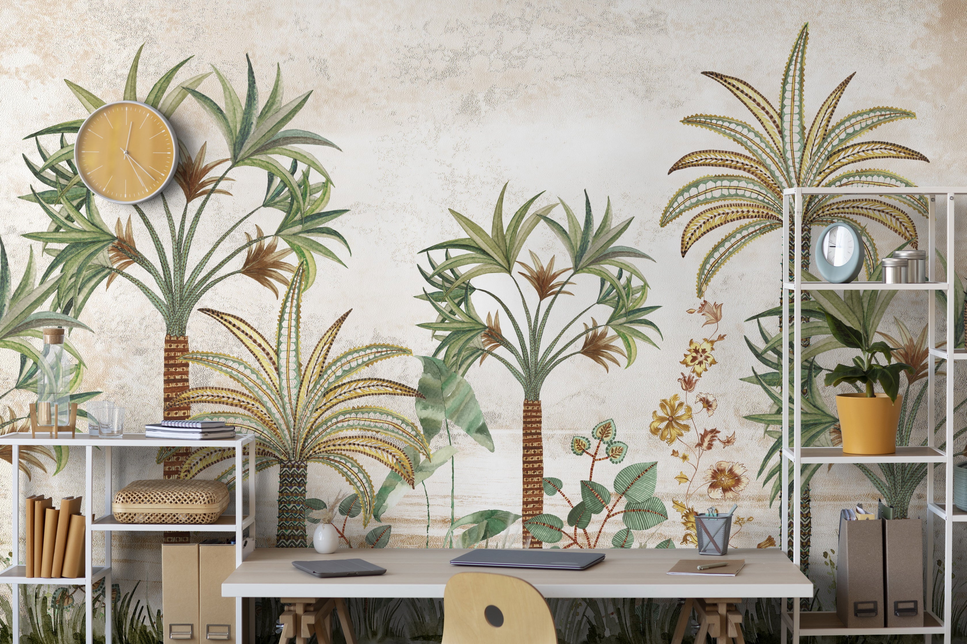 Serene Palms: "Taala Van" Wallpaper