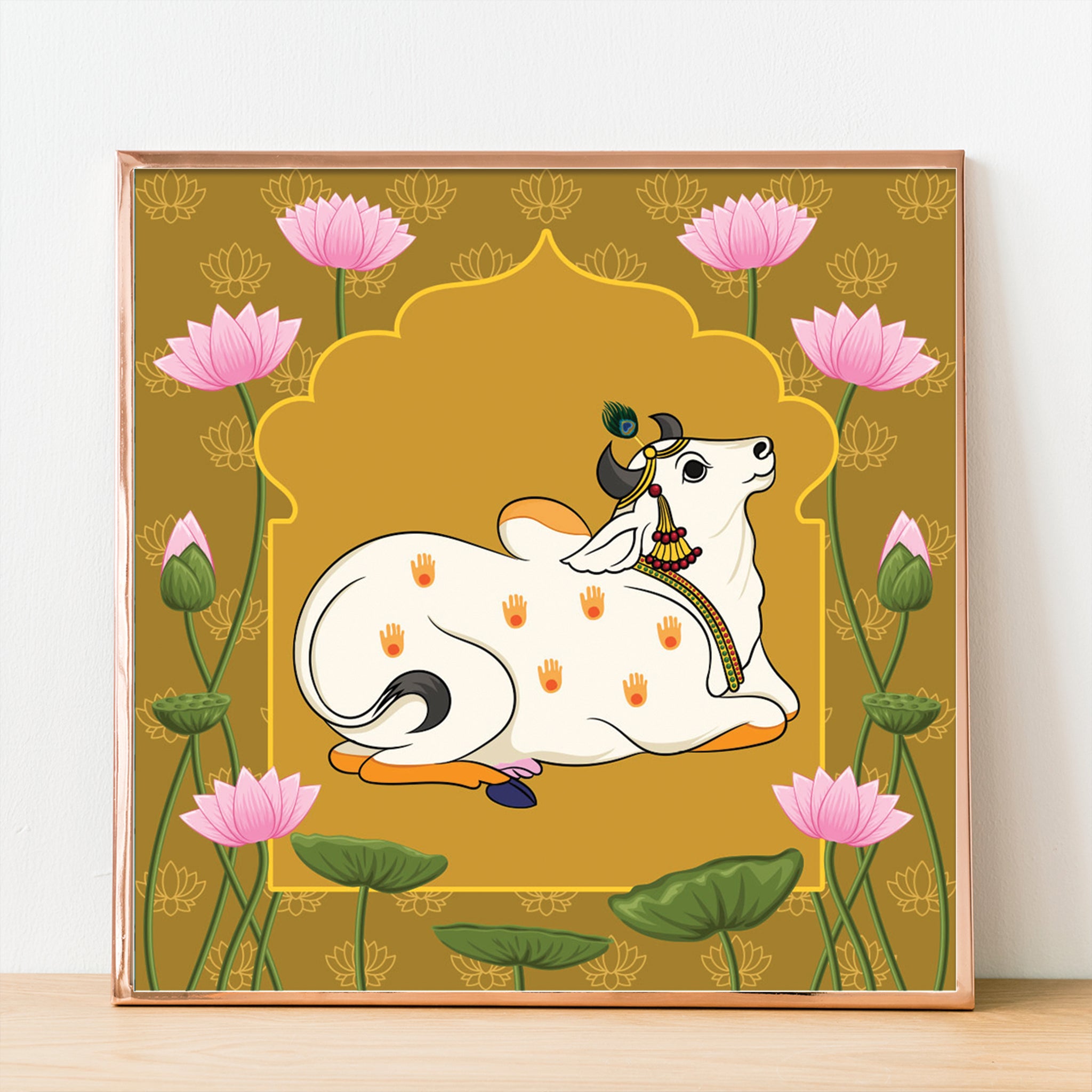 Abundance and Fertility: The Cow as a Symbol of Prosperity Painting