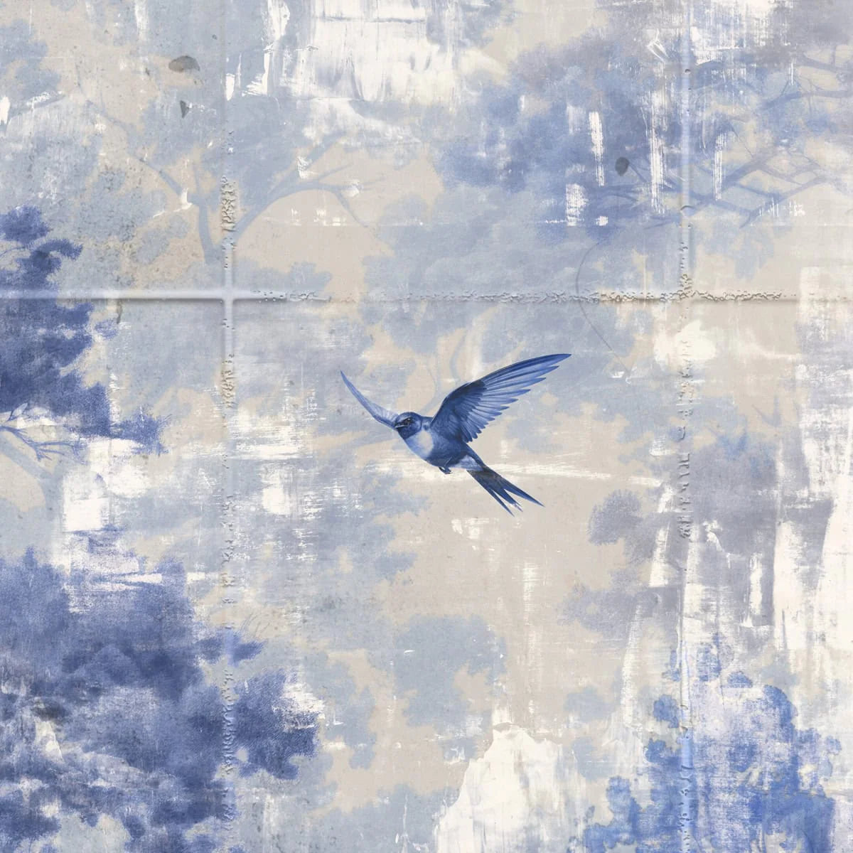 Azure Whispers : “Neel Shanti” Wallpaper