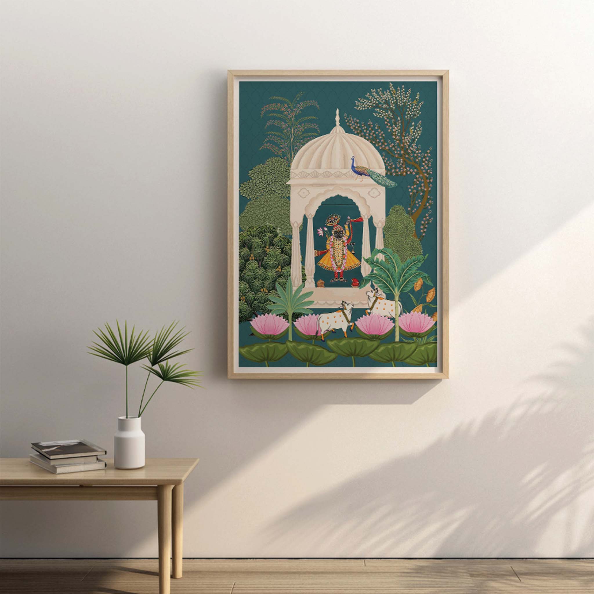 'Shrinathji' Canvas Painting