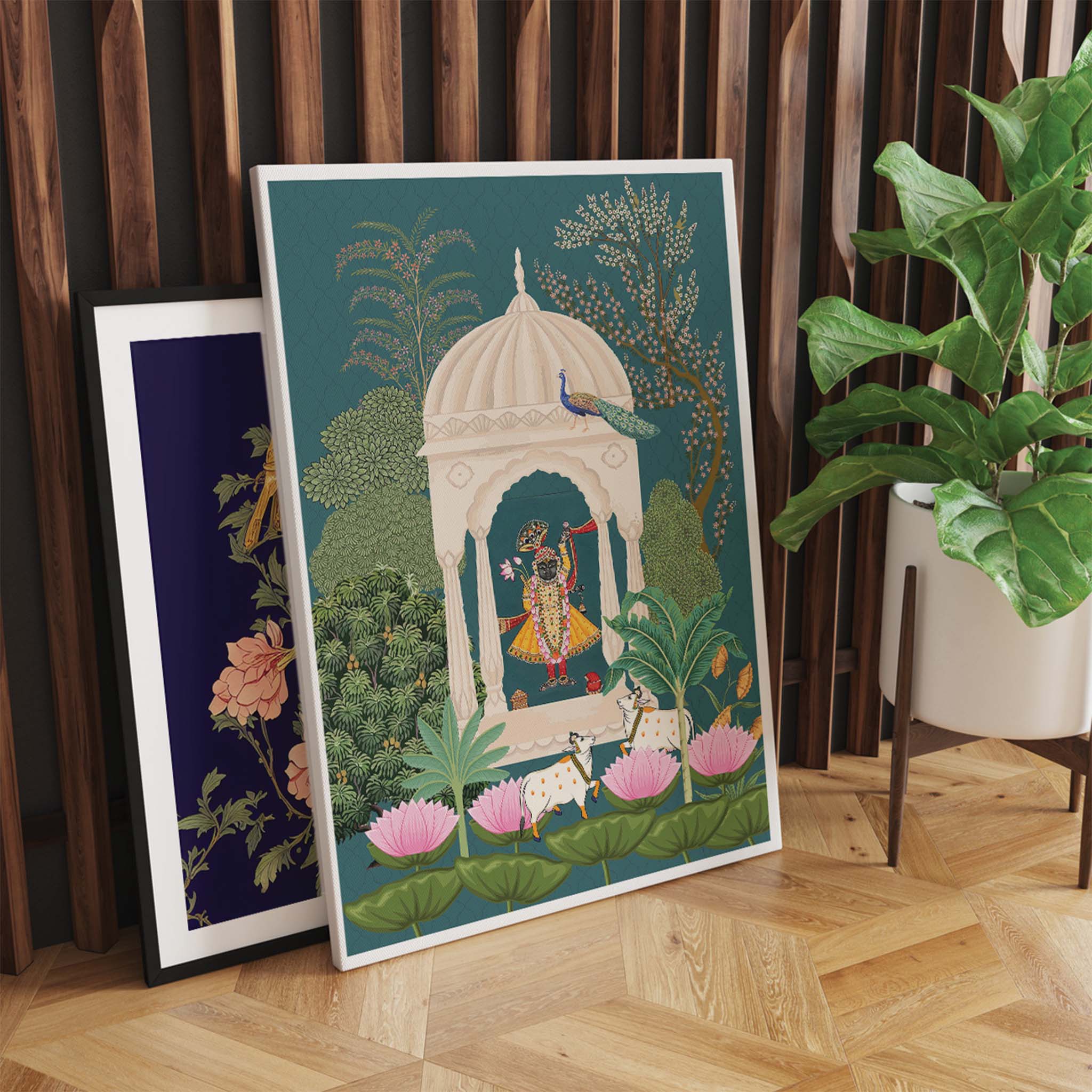 'Shrinathji' Canvas Painting
