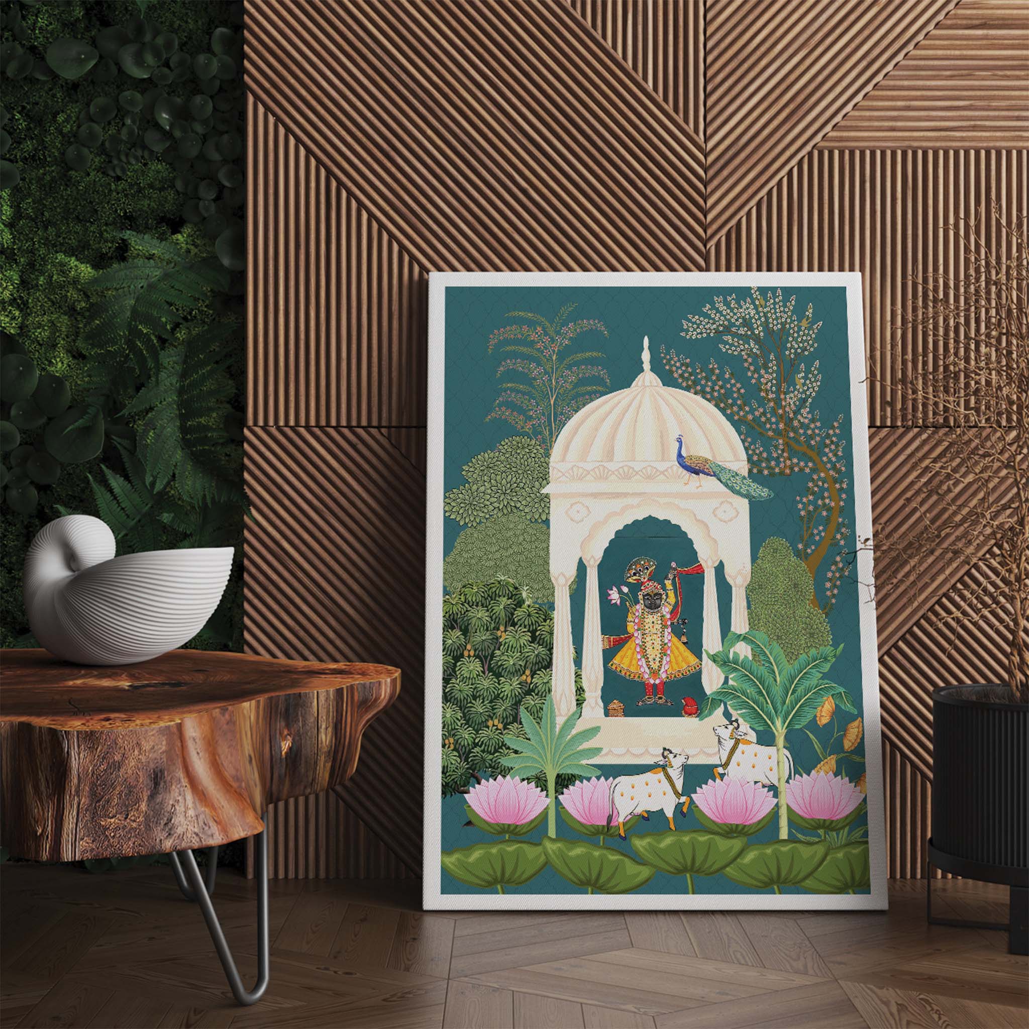 'Shrinathji' Canvas Painting