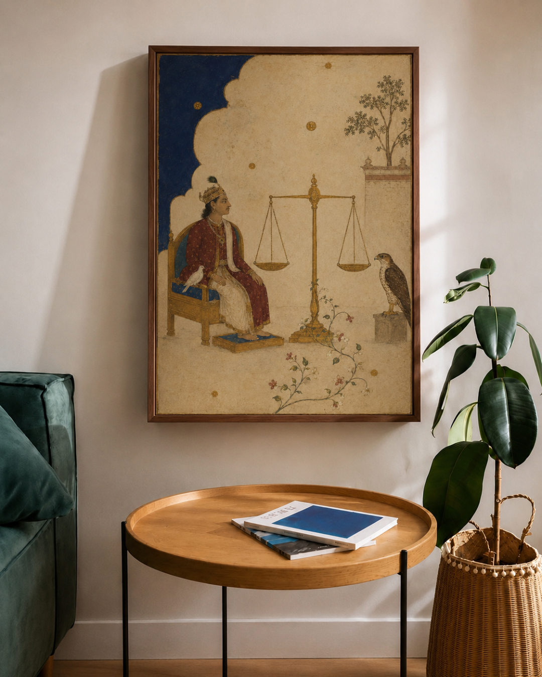 Abhaya — King Shibi and the Scales of Dharma, Vana Parva, Canvas Cloth Print