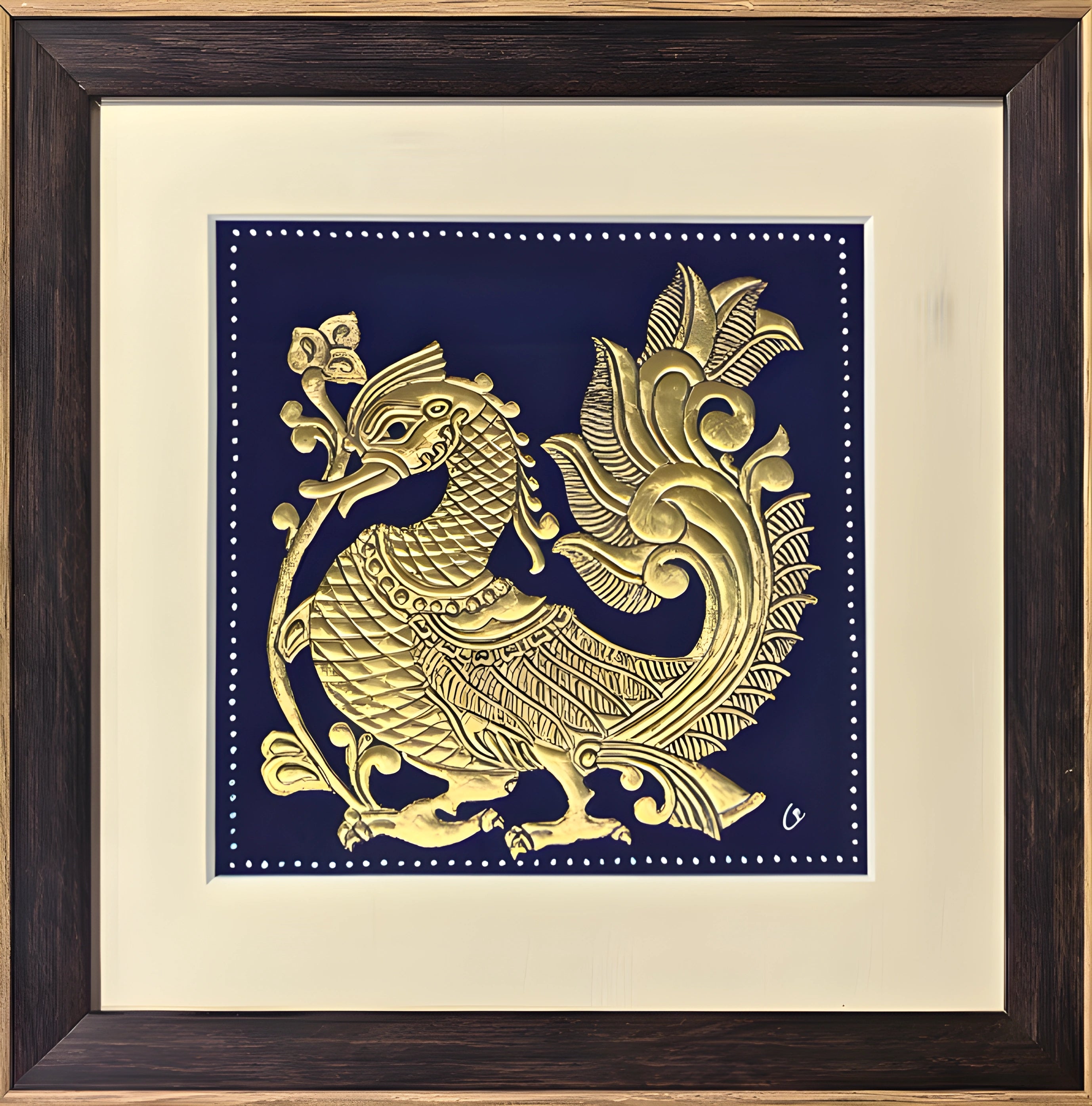 Anna Pakshi - Mysore Painting  (22KT Gold Leaf)