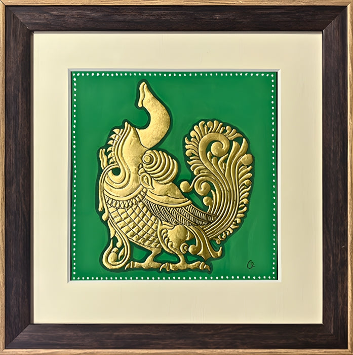 Yalli Pakshi - Mysore Paintings (22KT Gold Leaf)