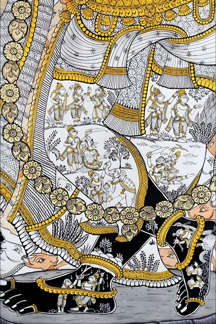 Sacred Narratives of Krishna – Orissa Pattachitra Painting