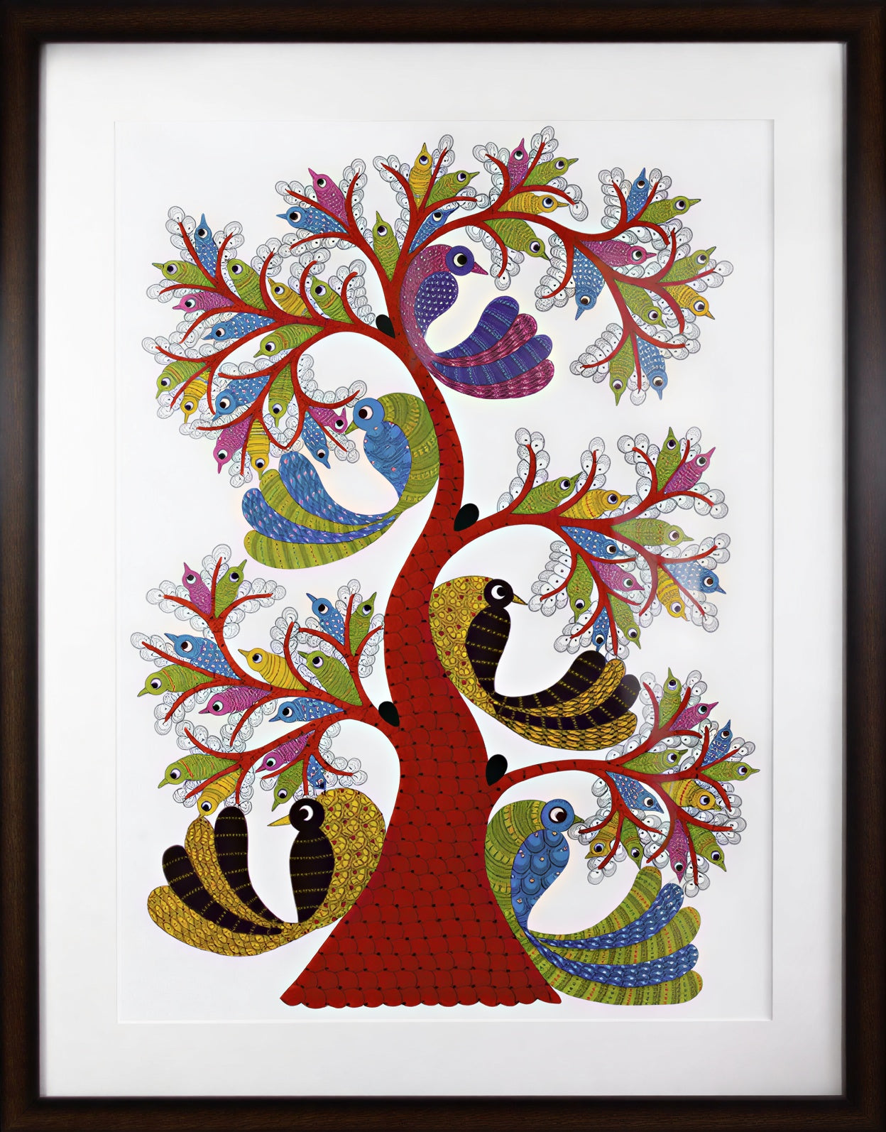 Mayur Vriksha – “The Peacock Tree” Gond Art