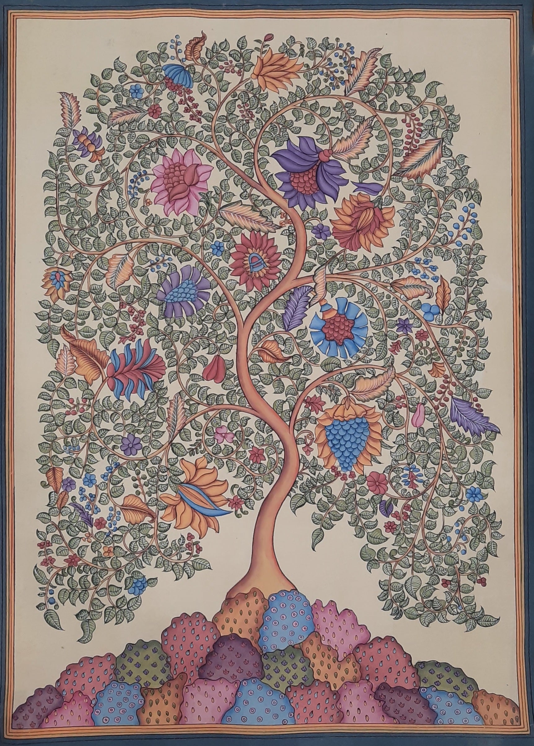 Tree Of Life 'Pichwai' Painting