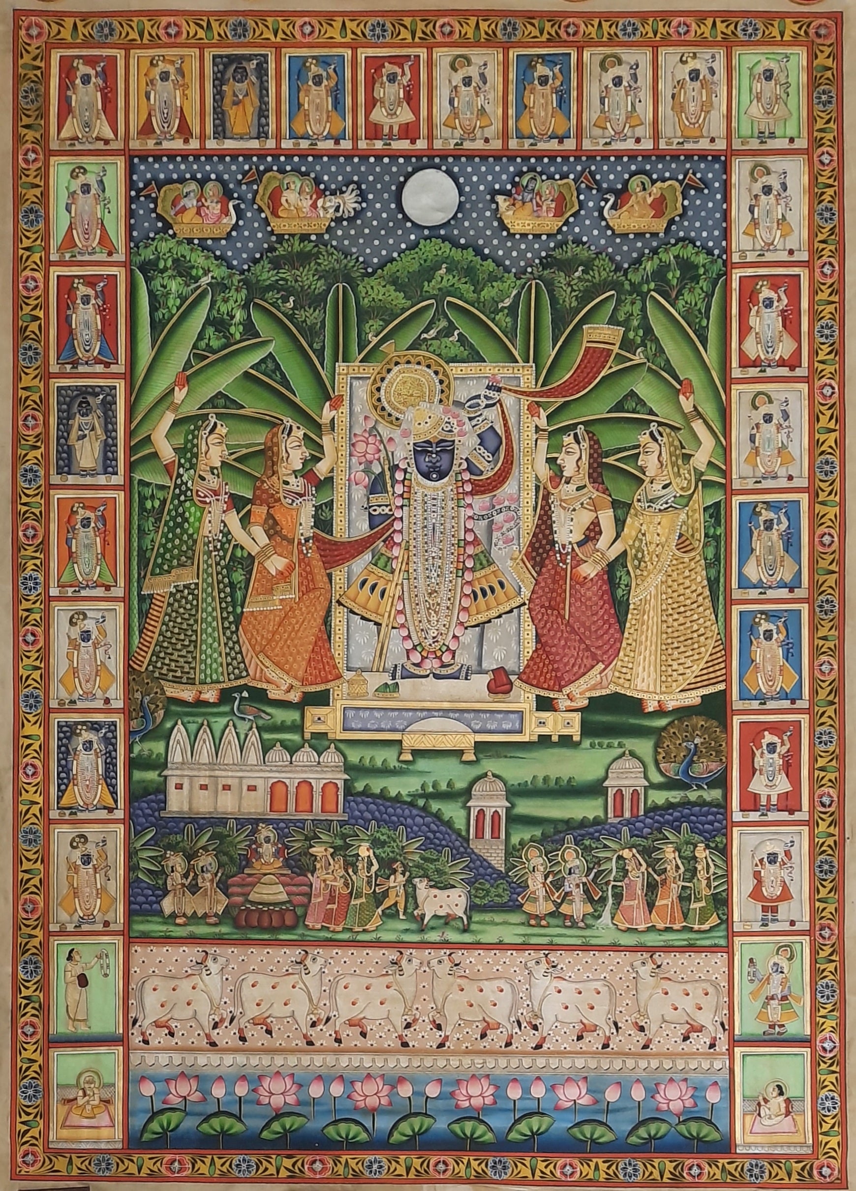 Lord 'Shrinathji' Festival Painting