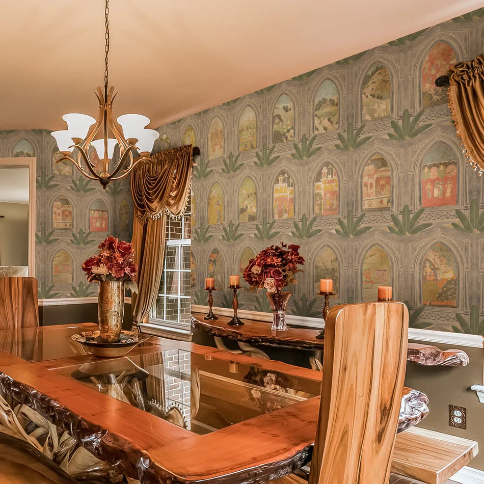 Eternal Saga: "Ramayana" Heritage Luxury Wallpaper