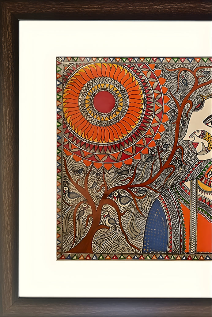 Under the Eternal Sun – Madhubani Painting
