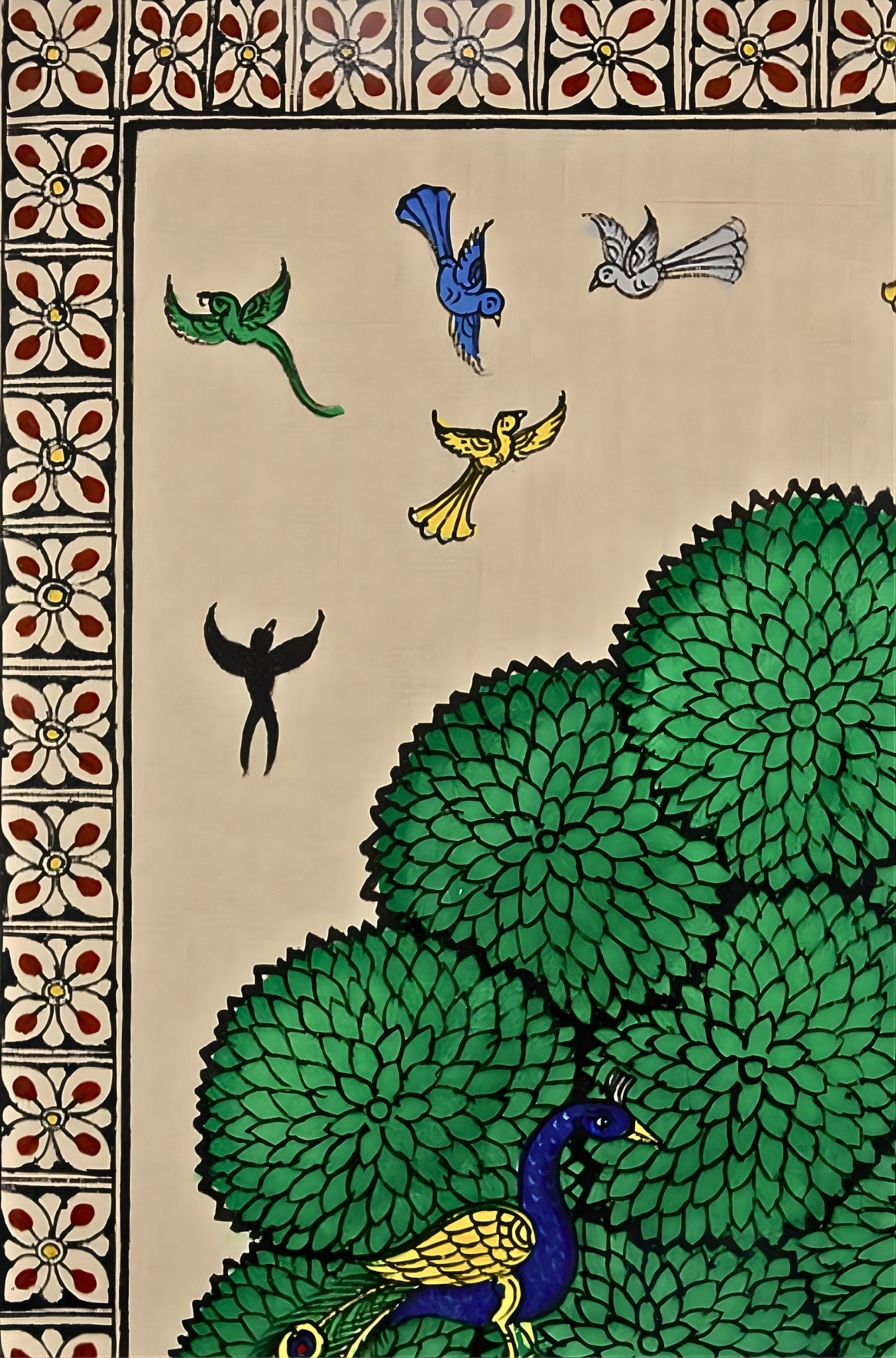 Orissa Pattachitra Tree of Life Painting