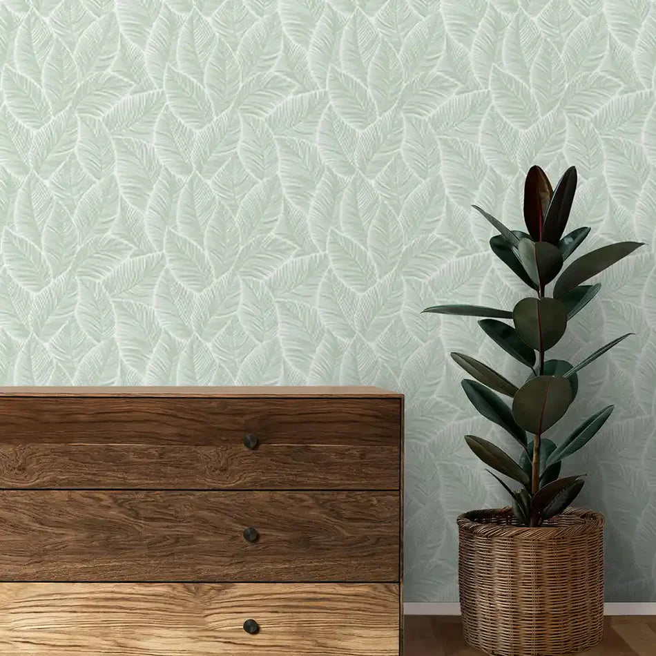 Nomadic Spirit: "Banjara Green" Wallpaper