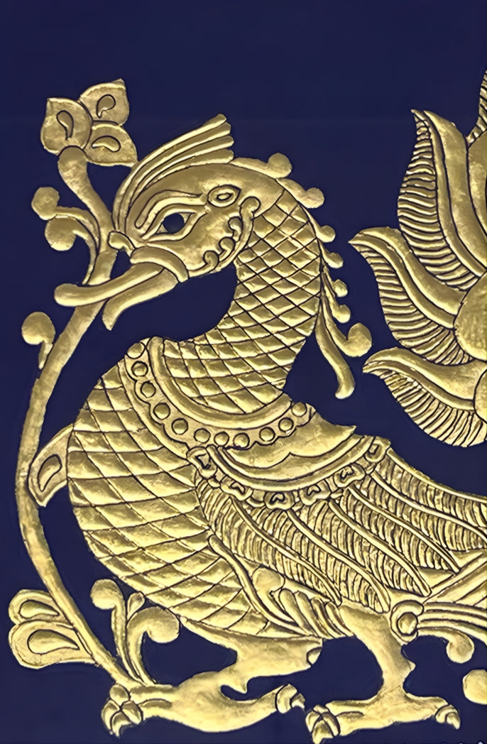 Anna Pakshi - Mysore Painting  (22KT Gold Leaf)
