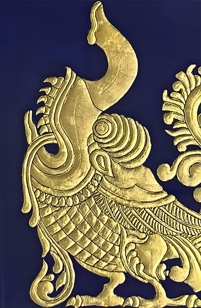 Yalli Pakshi - Mysore Painting (22KT Gold Leaf)