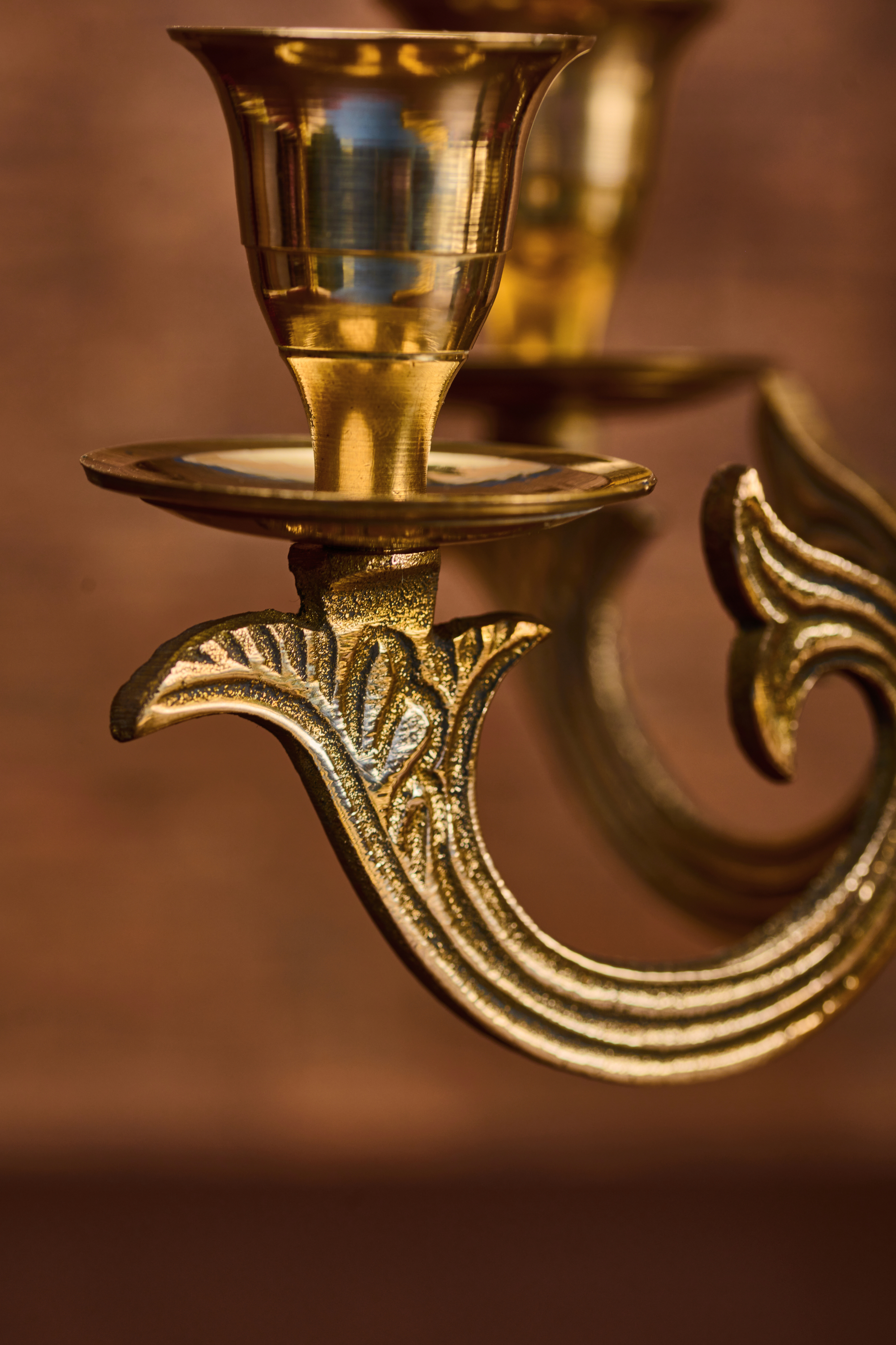 Victorian Candelabra In Brass
