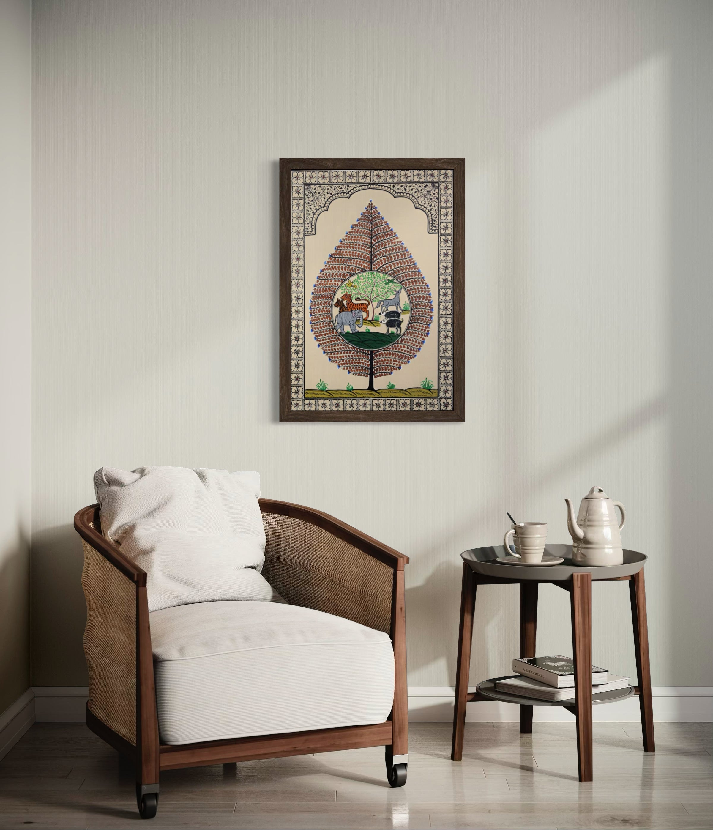 Orissa Pattachitra Tree of Life Painting