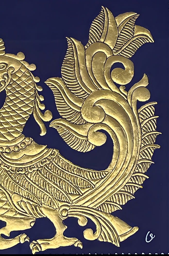 Anna Pakshi - Mysore Painting  (22KT Gold Leaf)