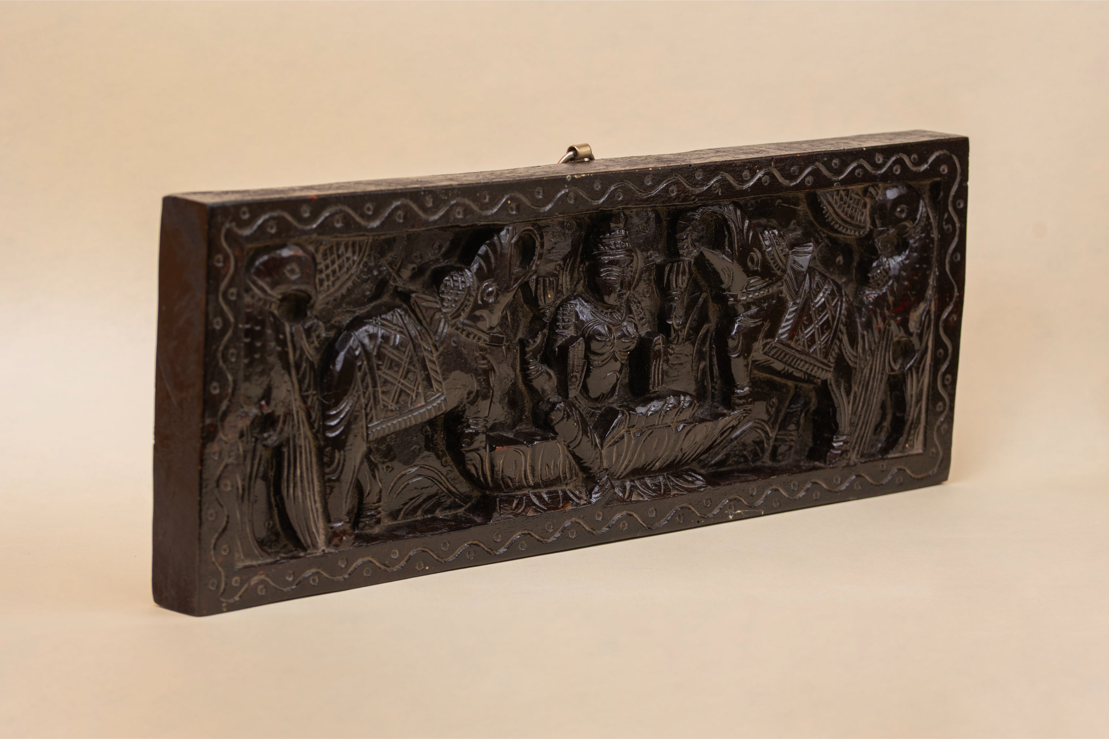 Sabha Rhythm – Carved Panel of Gathering