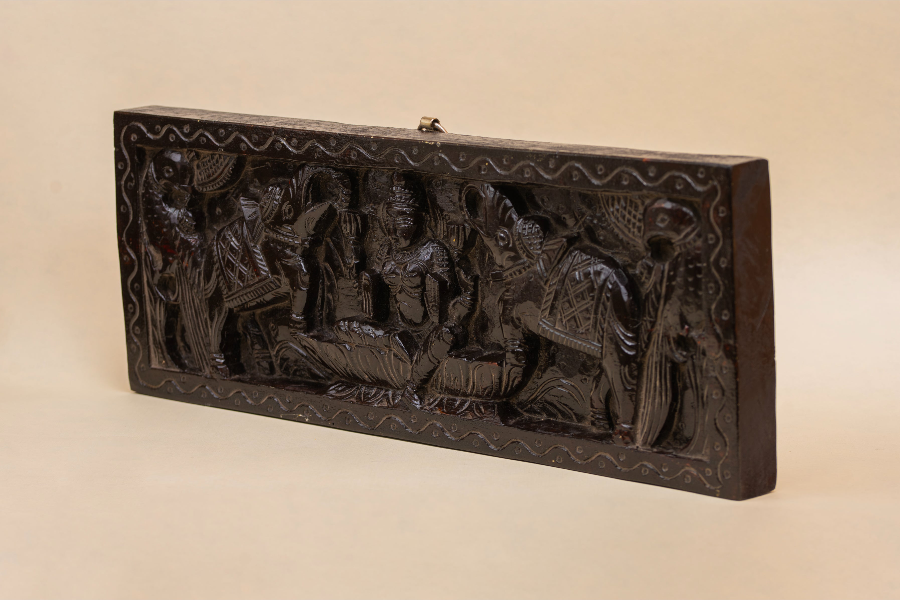 Sabha Rhythm – Carved Panel of Gathering