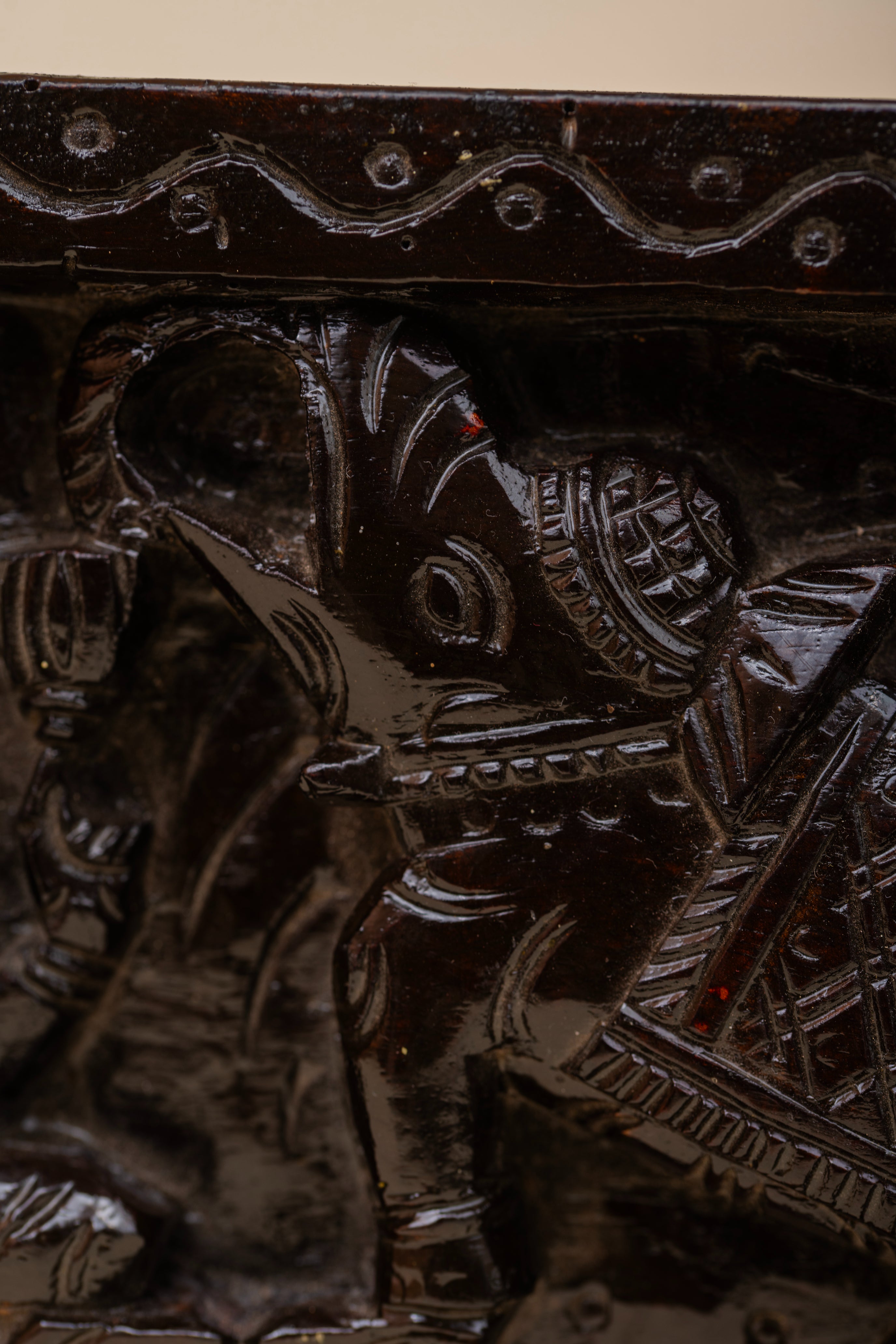 Sabha Rhythm – Carved Panel of Gathering