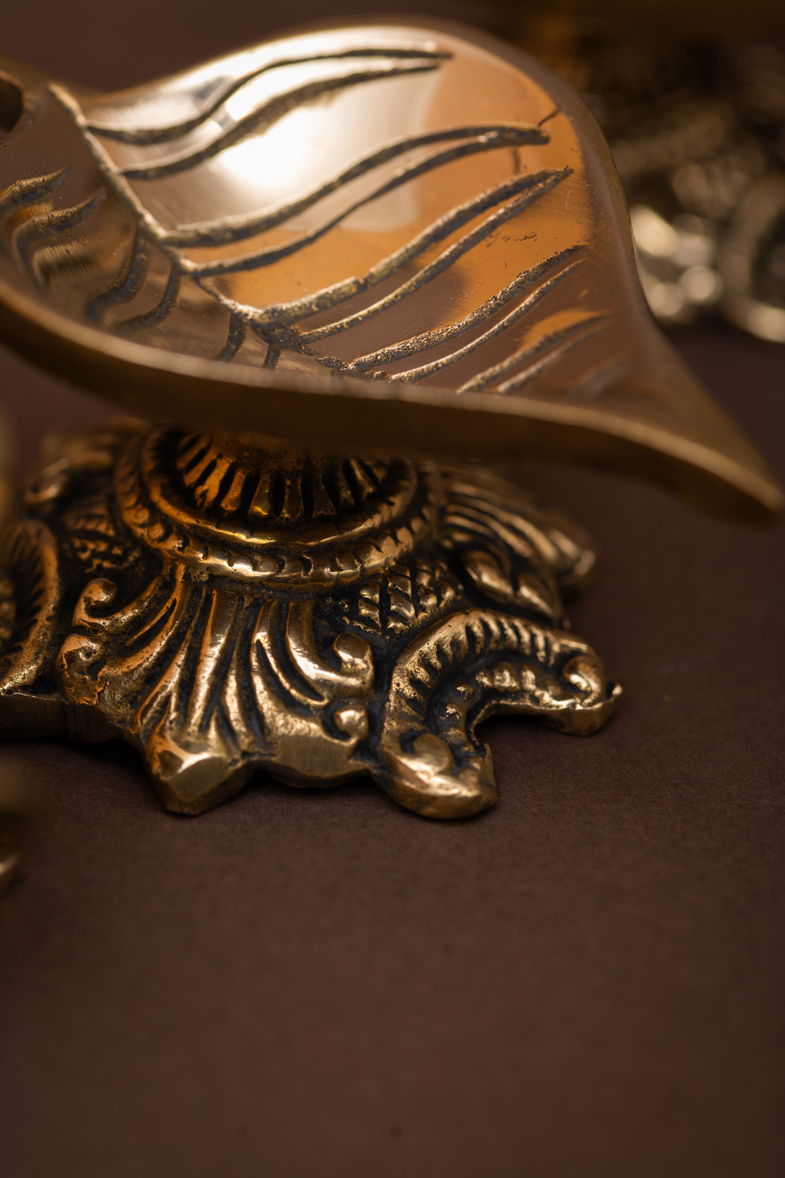 Prakriti Jyoti – The Sacred Leaf in Brass