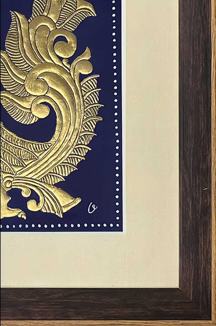 Anna Pakshi - Mysore Painting  (22KT Gold Leaf)