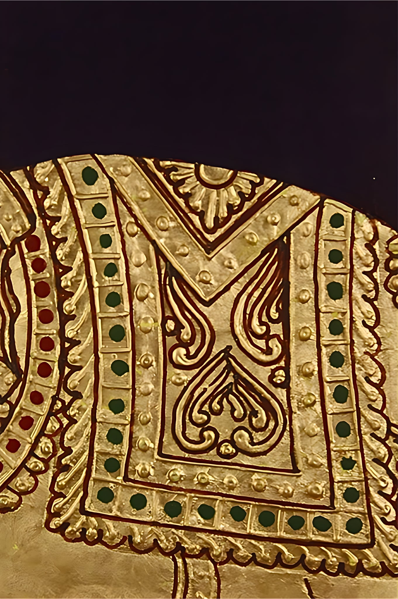 Golden Elephant - Mysore Painting (22KT Gold Leaf)