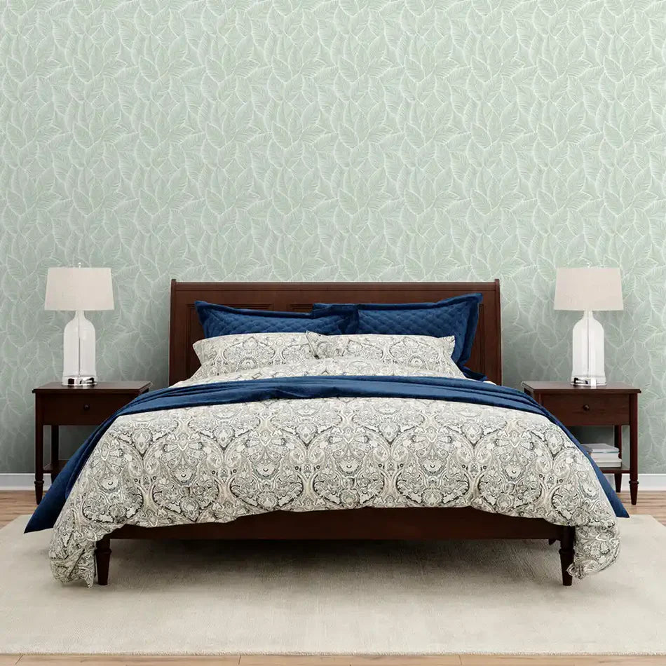 Nomadic Spirit: "Banjara Green" Wallpaper