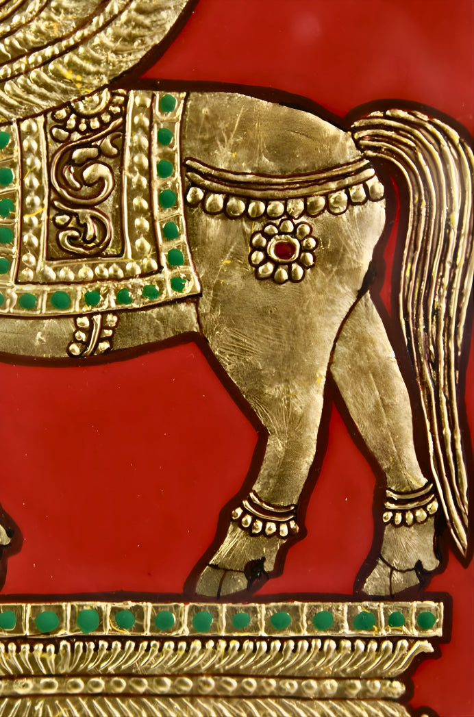 Pegasus - Mysore Paintings (22KT Gold Leaf)