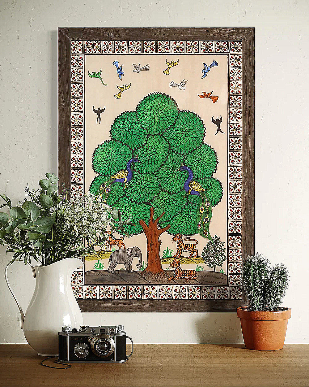 Orissa Pattachitra Tree of Life Painting