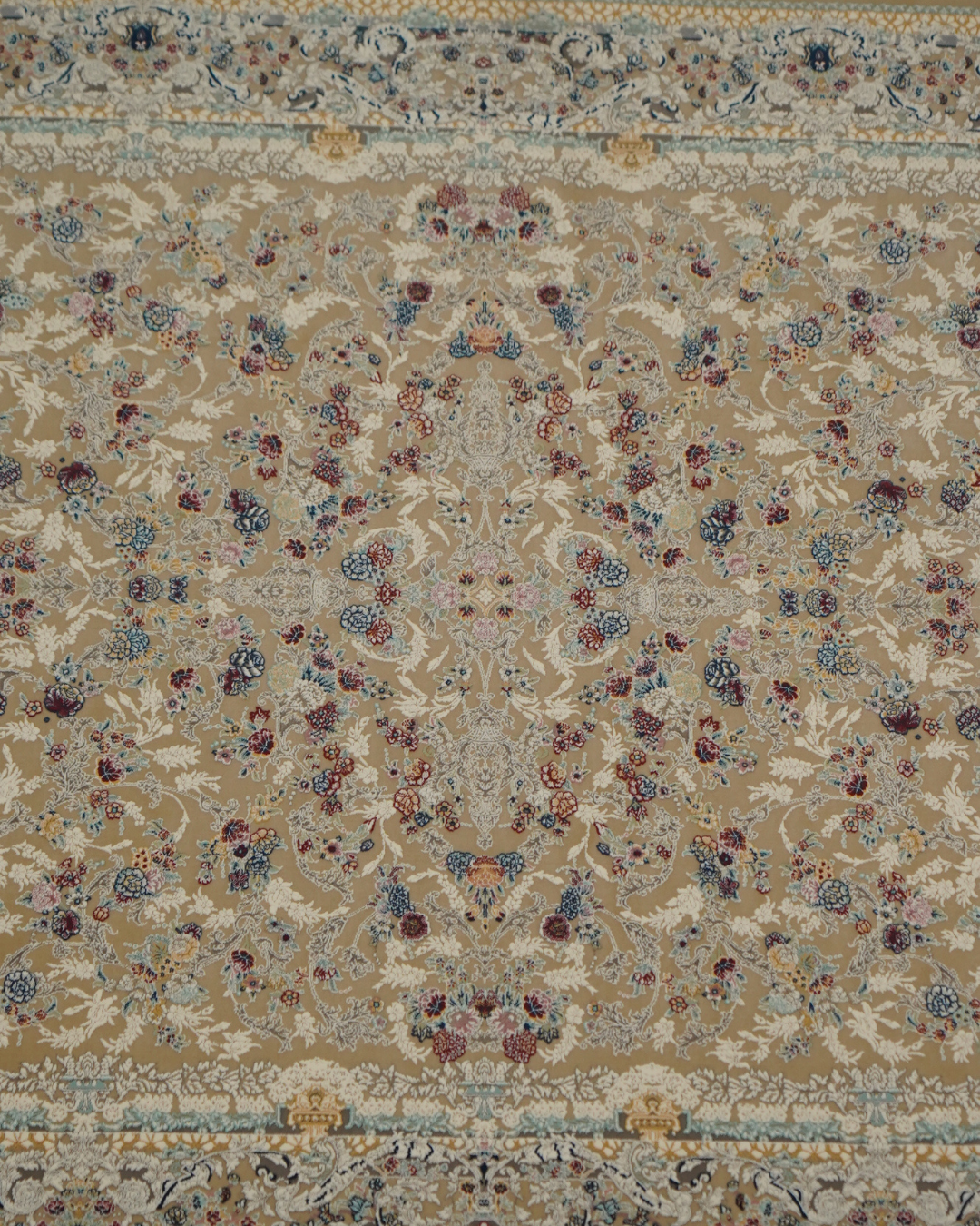Aatish Silk & Wool Blend Carpet – Crimson Star Medallion