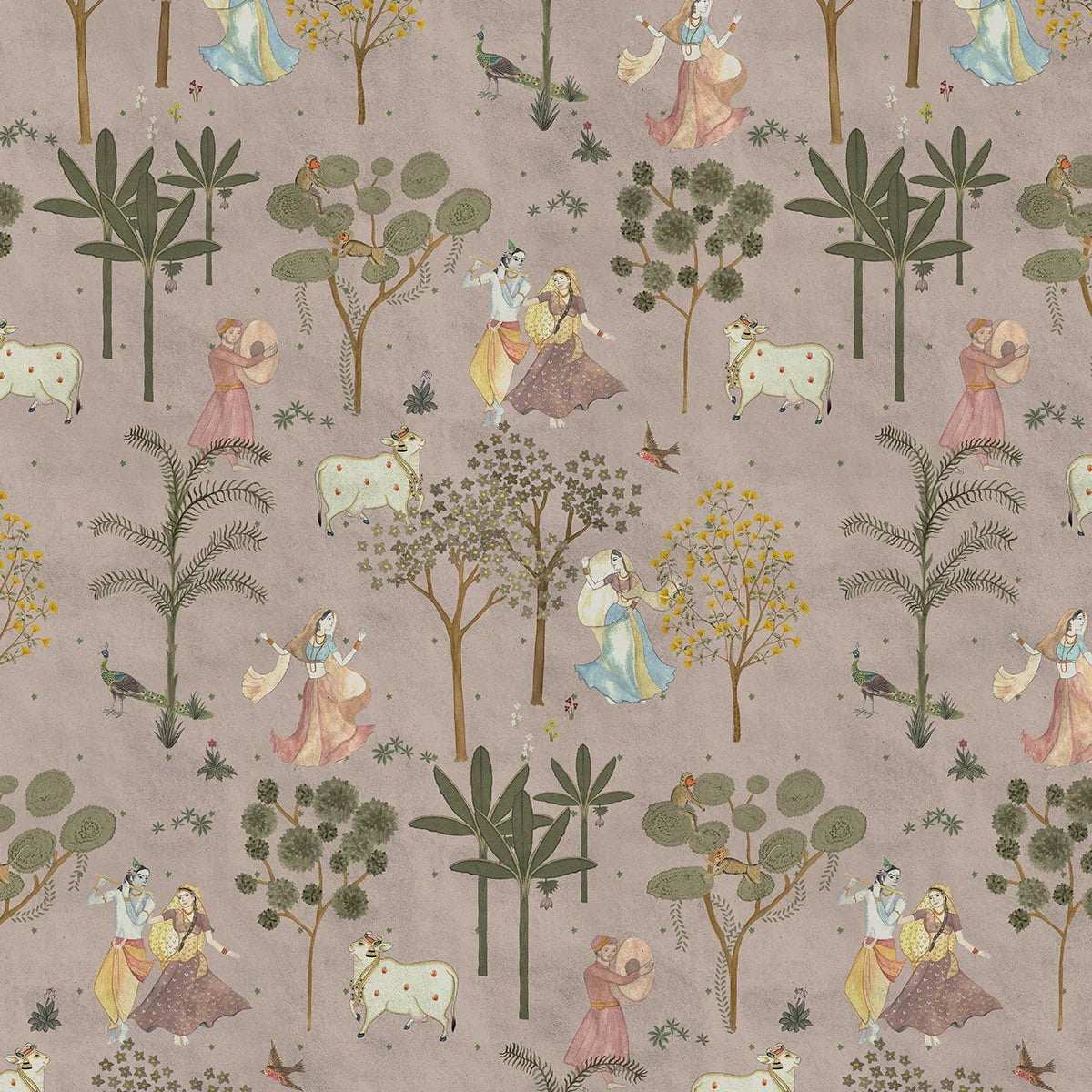 Divine Melody : “Murali Radha Krishna” Wallpaper