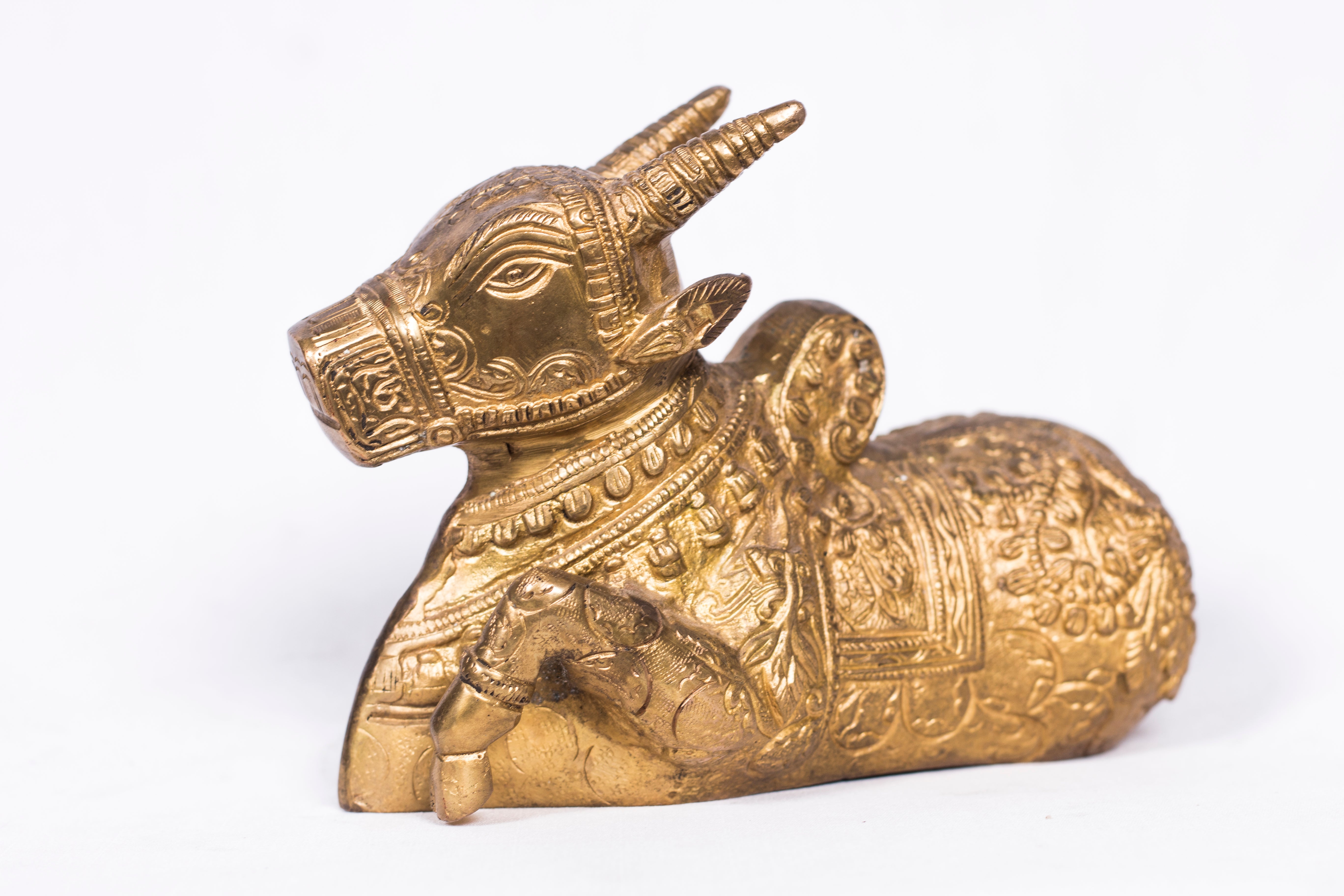 Brass Seated 'Nandi'