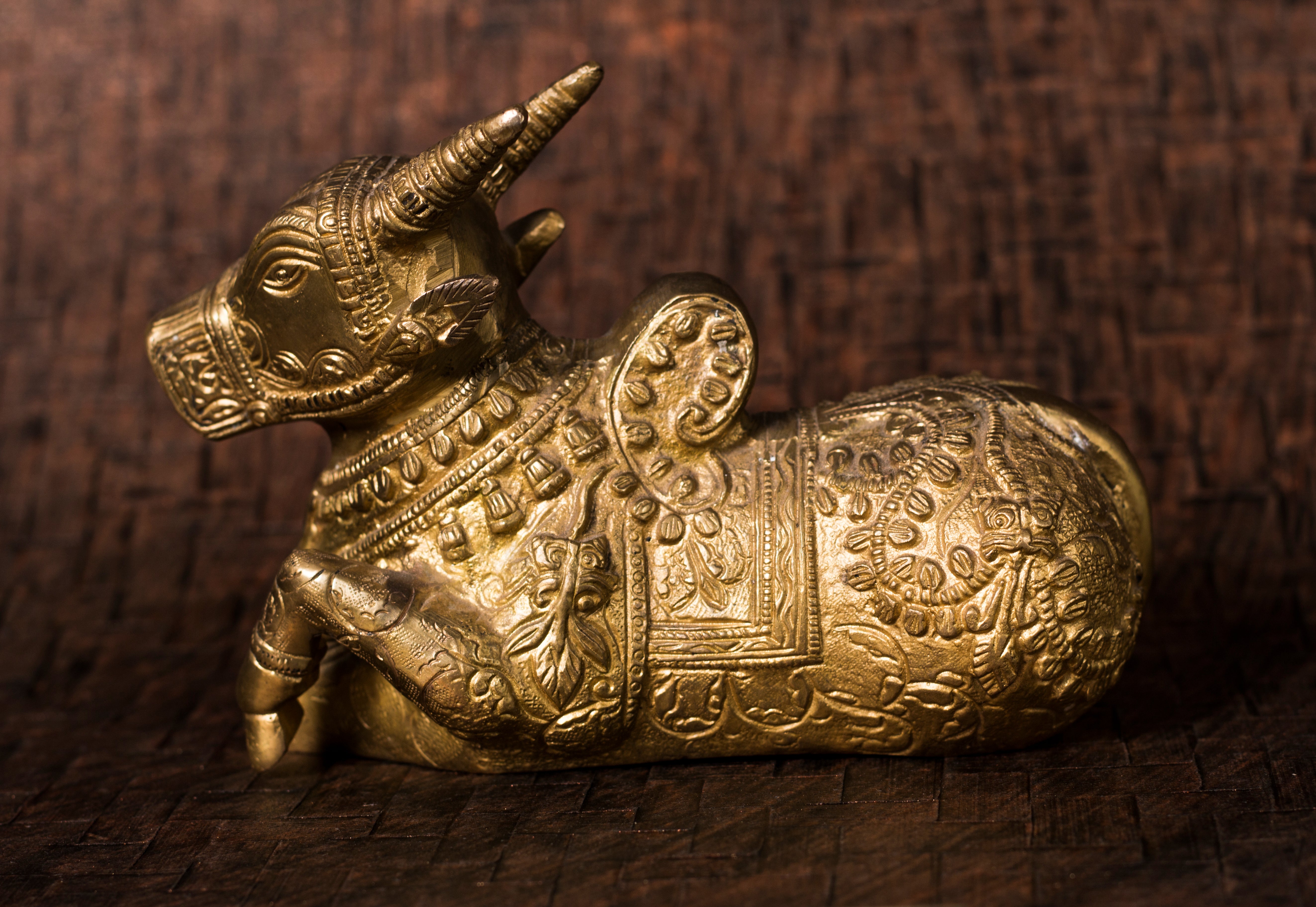 Brass Seated 'Nandi'