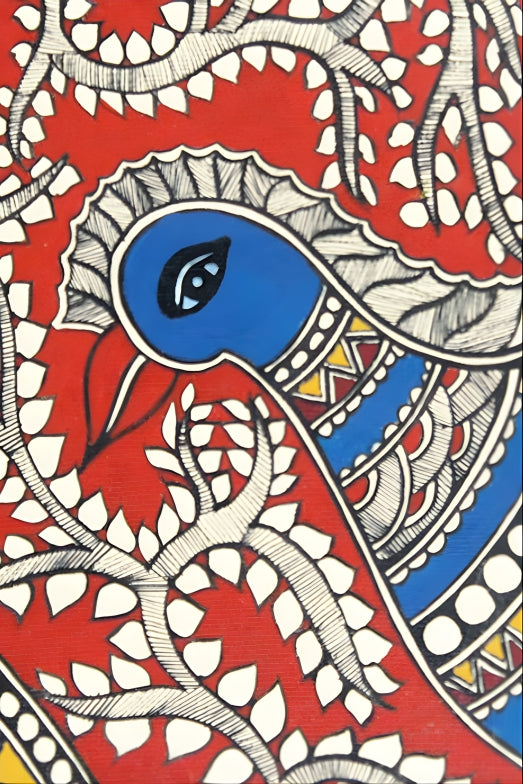 Seetha: Grace in Endurance - Madhubani Painting