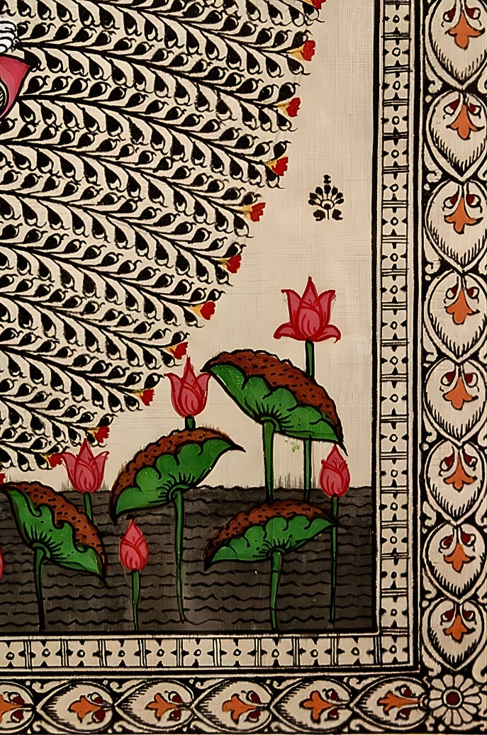 Eternal Balance: Tree of Life – Orissa Pattachitra Painting