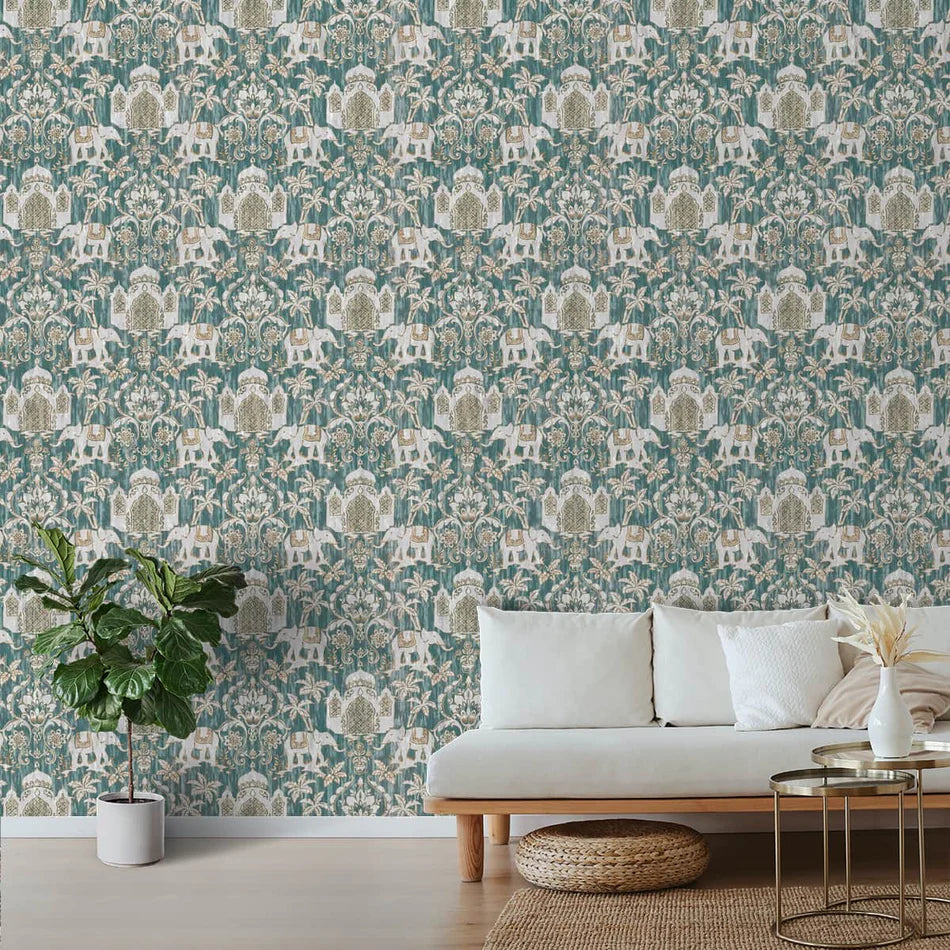 Walking Majesty: “Hathi” Wallpaper