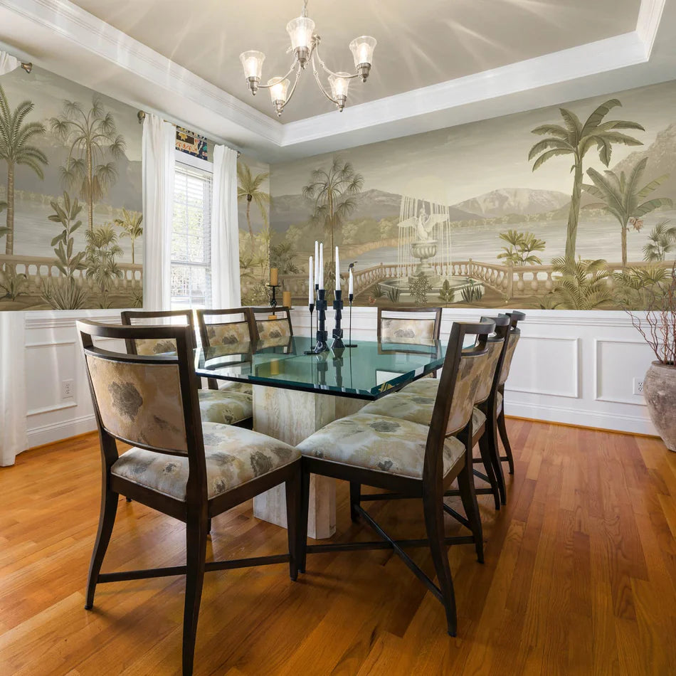 Heritage Calm: Khayal Garden Wallpaper