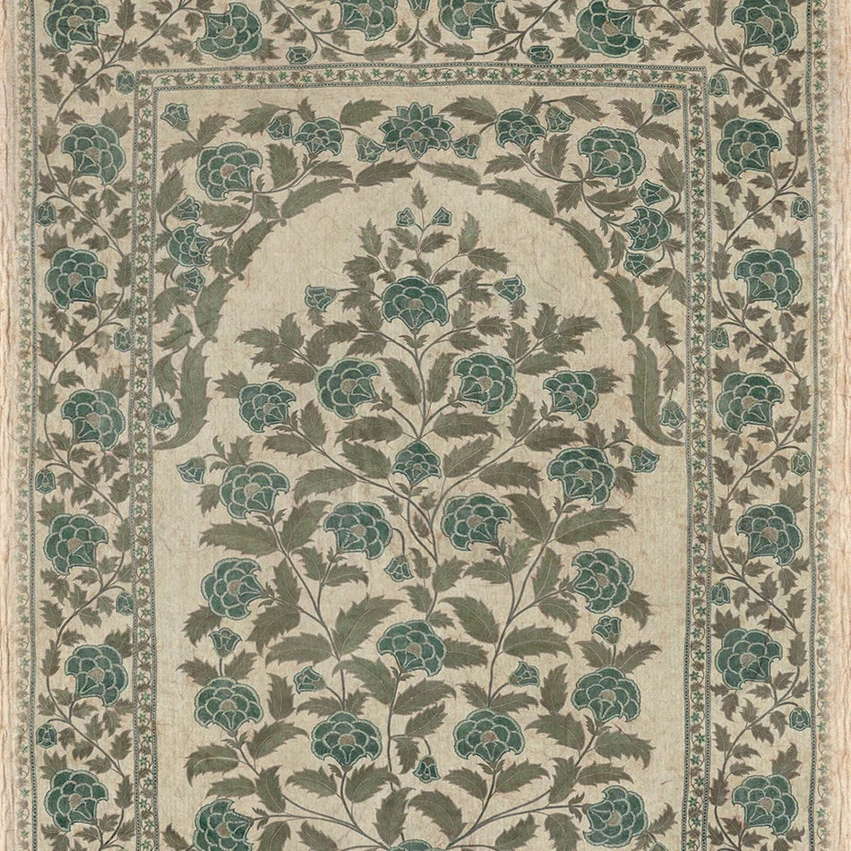 Mughal Garce: "Madhur" Jharoka Block Print Wallpaper