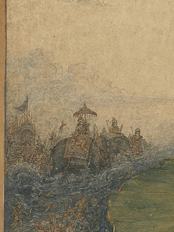 The Archer Above the Waters: Rama and the Ocean of Samsara Print