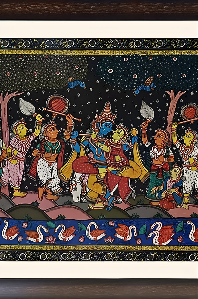 Orissa Pattachitra – Radha Krishna Rasaleela