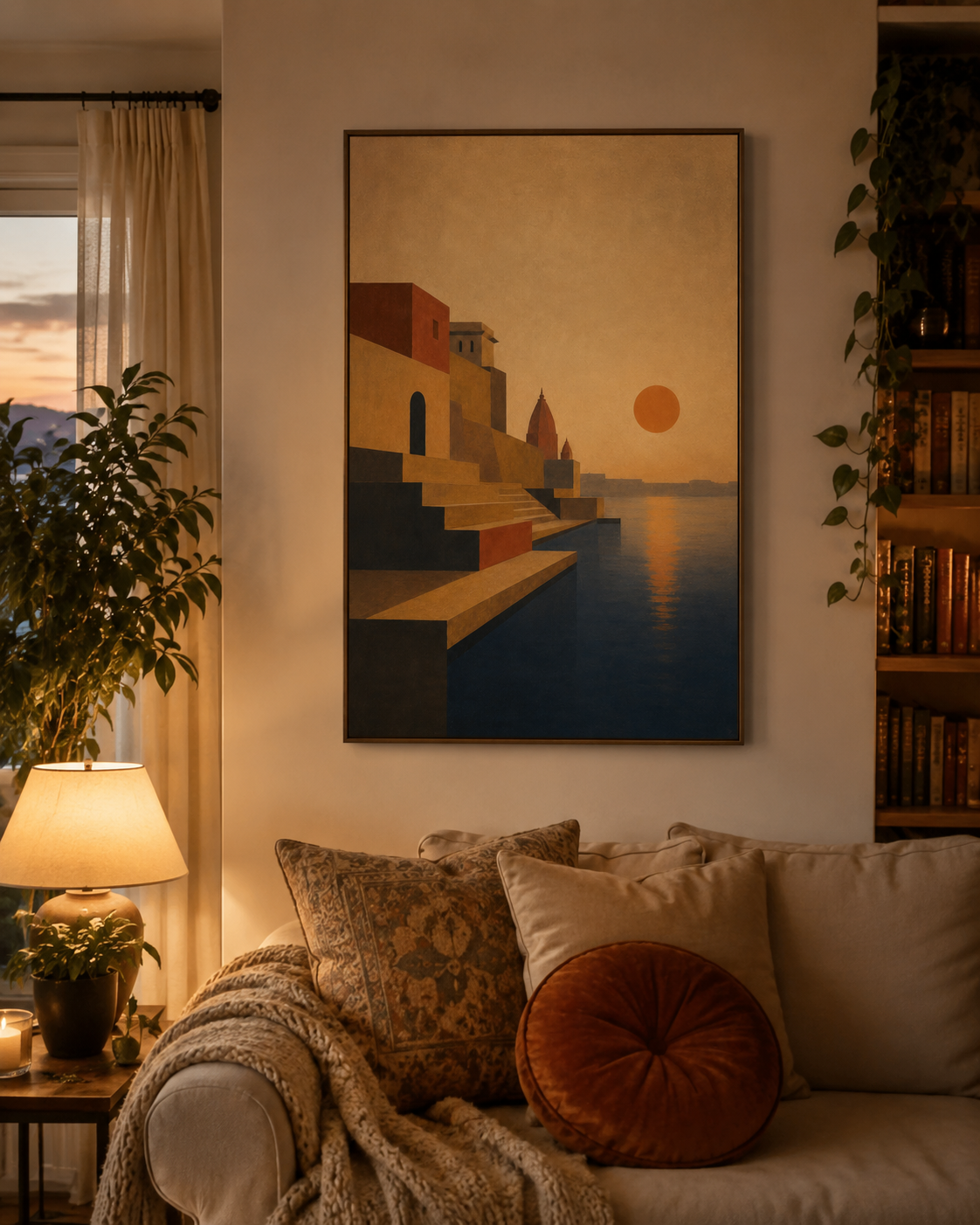 Indo-Bauhaus – “Arunodaya Kashi”: Abstraction of Varanasi at Dawn