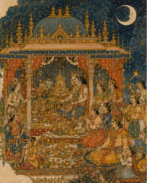 Ch. 17 'Shraddha' The Threefold Nature of Faith, Bhagavad Gita - Indian Epics Prints