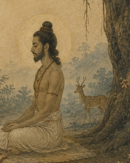 Ch. 6 'Dhyana' The Path of Meditation, Bhagavad Gita - Indian Epics Prints